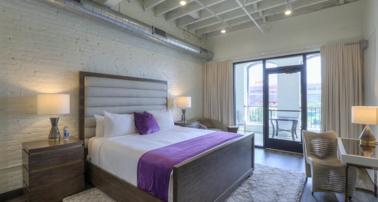 Studio 154 Luxury Hotel Nashville, Luxury hotel Nashville, Single King River Front Suite, Nashville, Hotel Riverfront Nashville