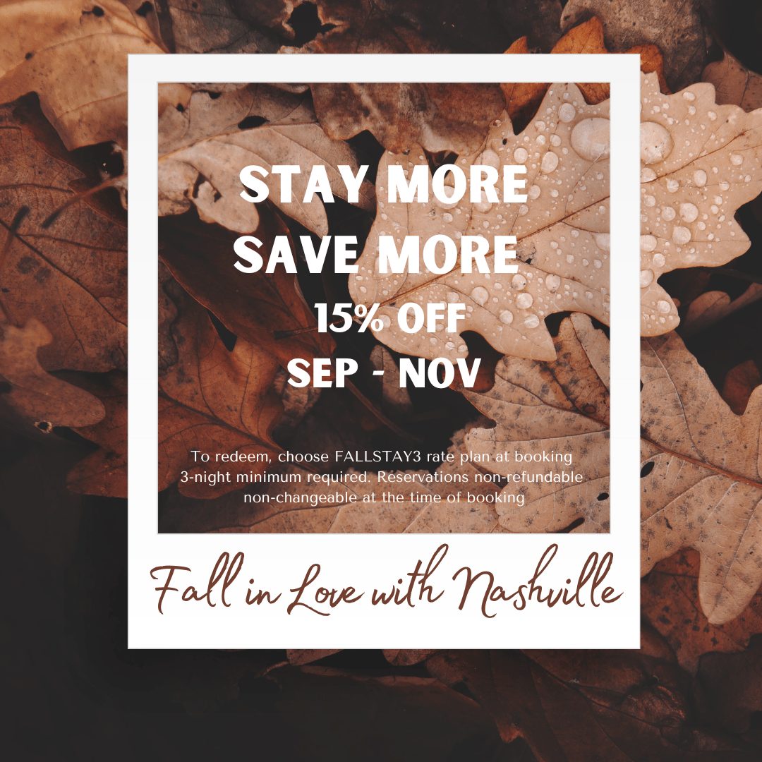 Stay 3 nights get 15% Off